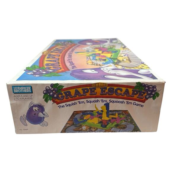 VTG 1992 "The Grape Escape" Board Game Parker Brothers 99% COMPLETE! NO DIE 90s - Picture 5 of 16